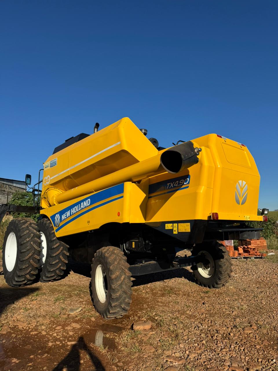 New Holland TX 4.90 Dual 2021 com Plataforma 20 Pés e Plataforma de Milho 9x50